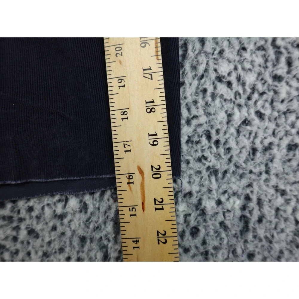 Abercrombie & Fitch Corduroy Shorts Mens 36 Navy Blue Good Cut‎ Off Stretch